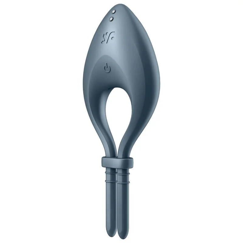 Satisfyer Bullseye anello vibrante regolabile grigio