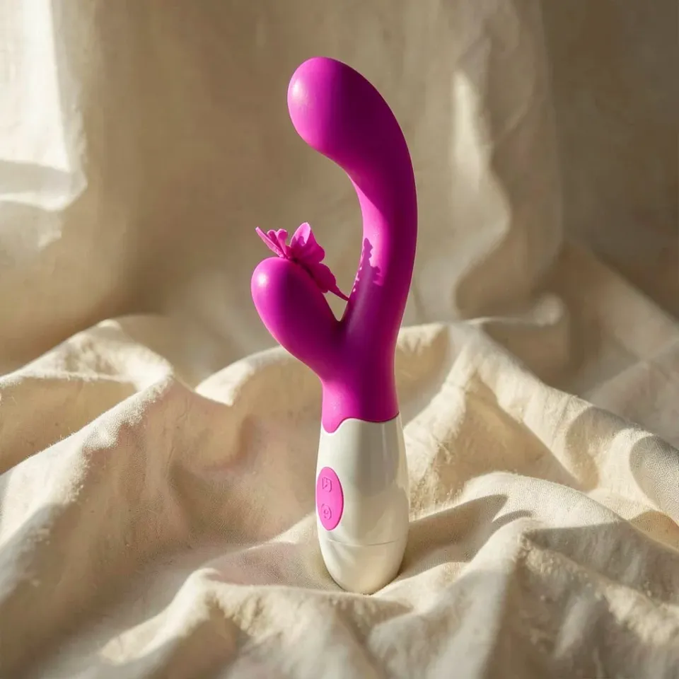 Pretty Love Butterfly Kiss vibratore rabbit fucsia 30 modalità