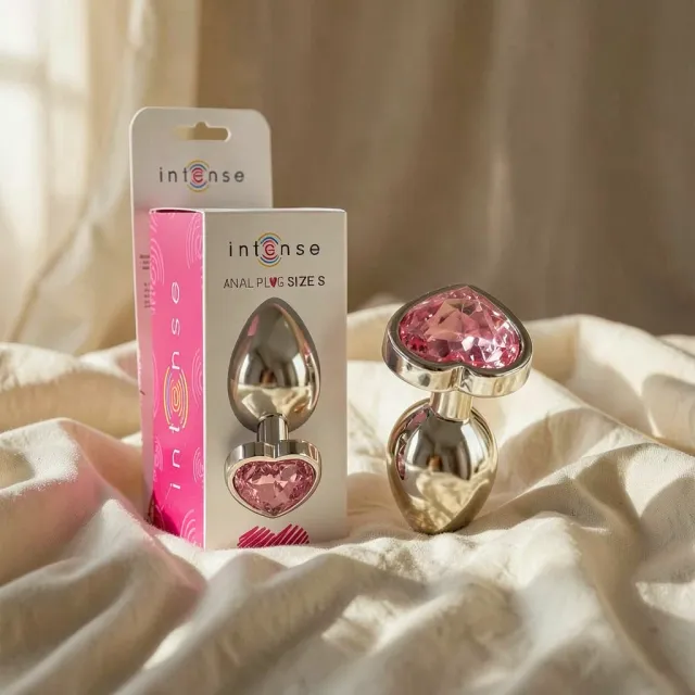 Frutille Intense Plug Cuore Rosa S plug anale