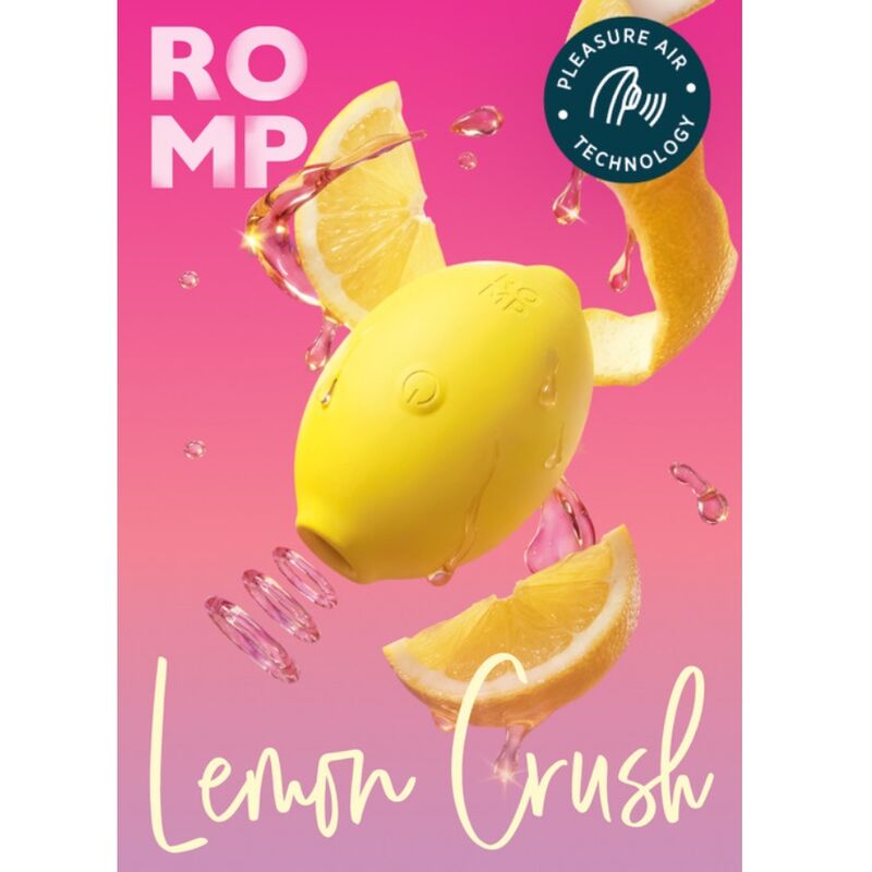 Romp Lemon Crush stimolatore clitoride giallo onde pressione