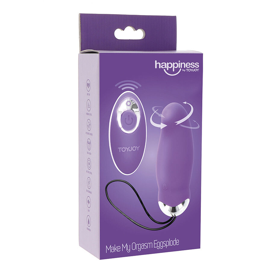 TOYJOY Happiness Egg-plode uovo vibrante viola telecomando