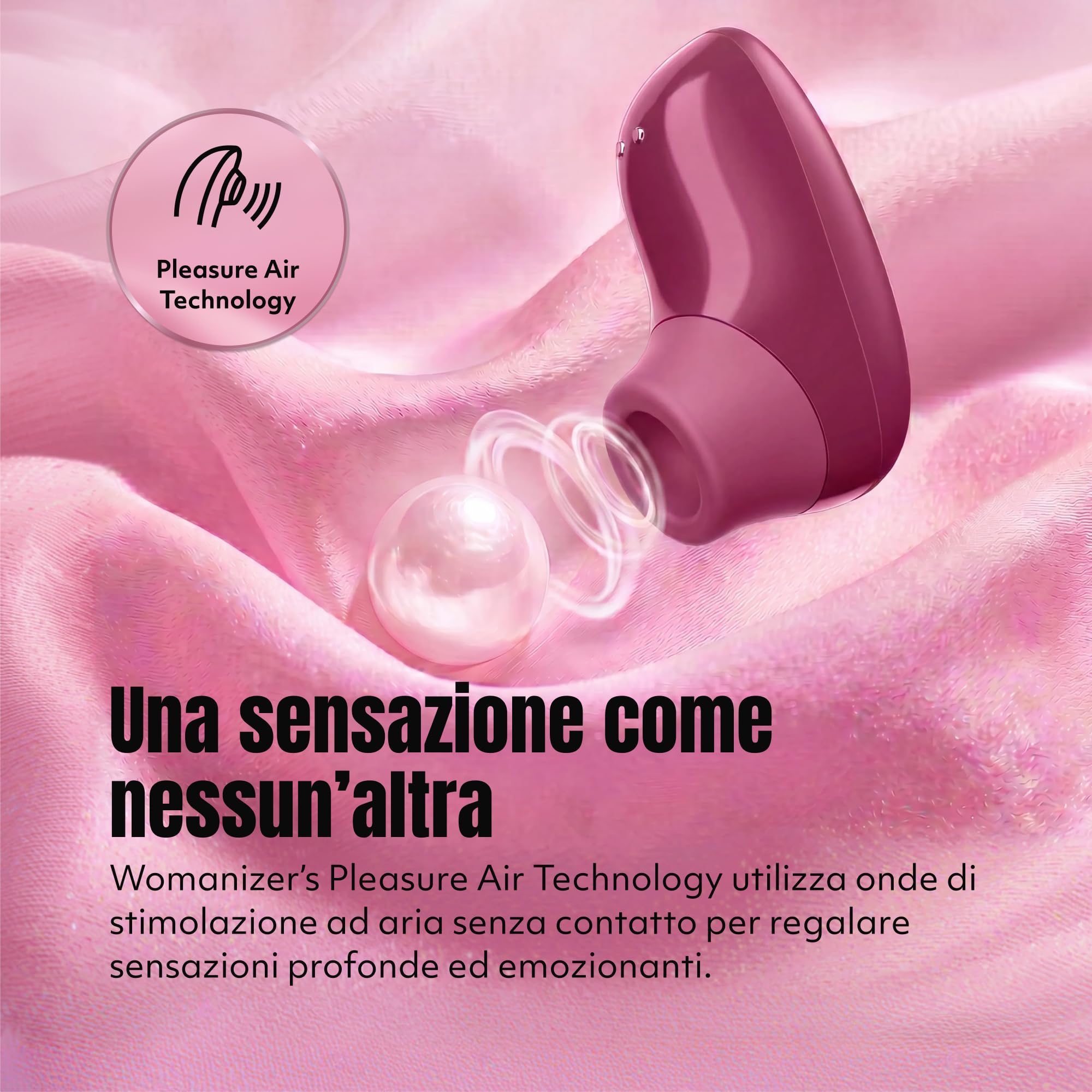 Womanizer Snap Stimolatore Clitorideo 6 Intensità Custodia