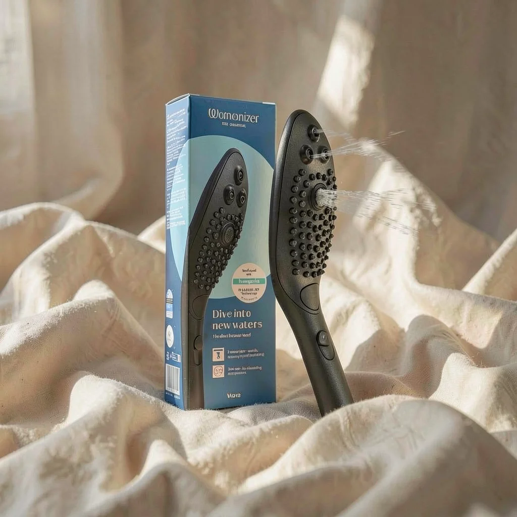 Womanizer Wave Nero soffione doccia 3 getti stimolante