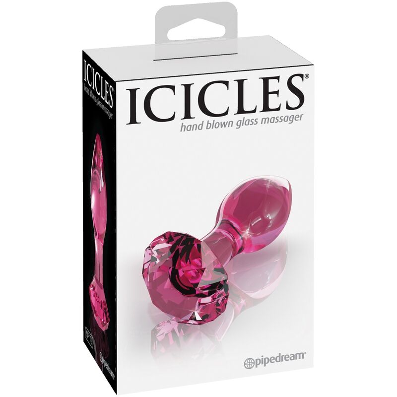 Icicles N. 79 plug anale vetro 3 cm ipoallergenico