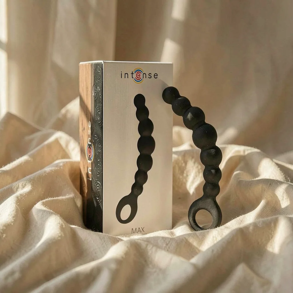 Intense Anal Max Catena Anale 8 Sfere Nere 18,5 cm