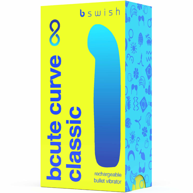 B Swish Bcute Curve Infinite Classic mini vibratore giallo