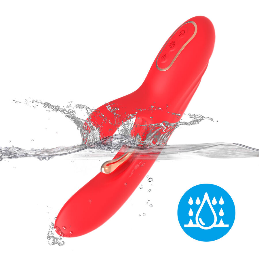 Armony Lingua Oscillante G-Spot vibratore clitorideo rosso