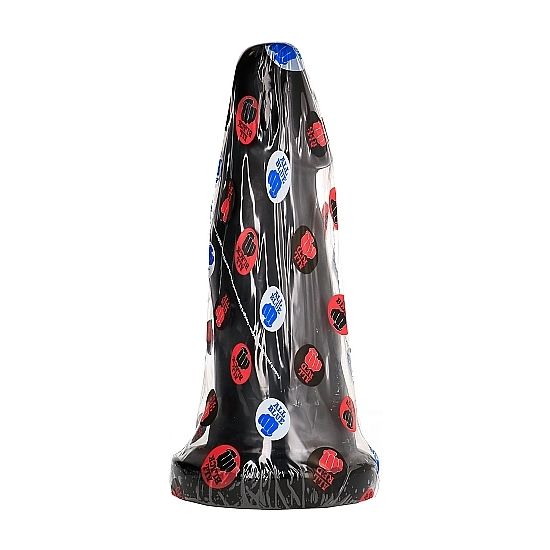 All Black Dong 27 cm dildo curvo 23,5 cm inseribili
