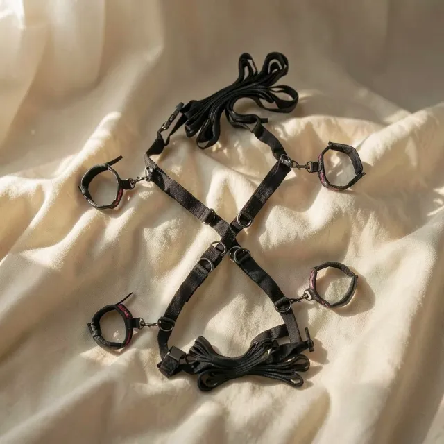 CalExotics Scandal Bed Cross Restraint bondage