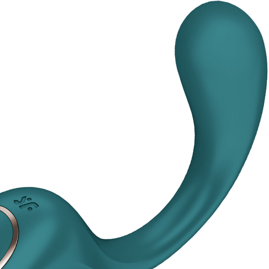 Satisfyer G for Goddess 2 vibratore verde silicone flessibile