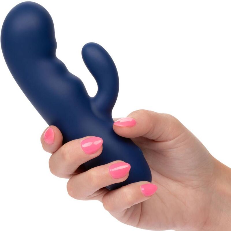 CalExotics Cashmere Silk Duo vibratore rabbit blu