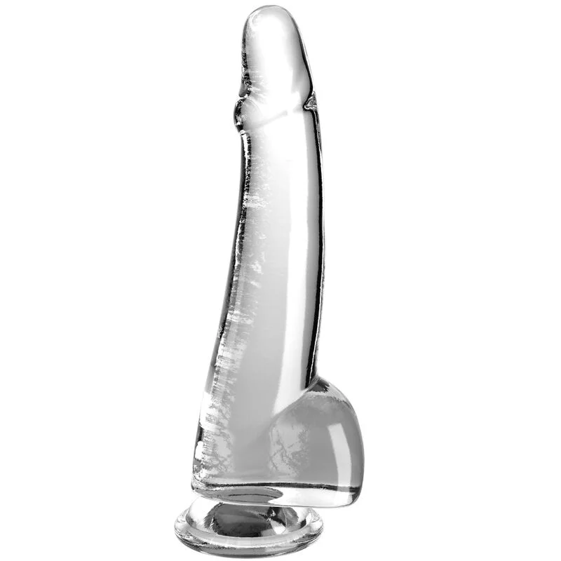 Pipedream King Cock Clear 19 cm dildo trasparente realistico