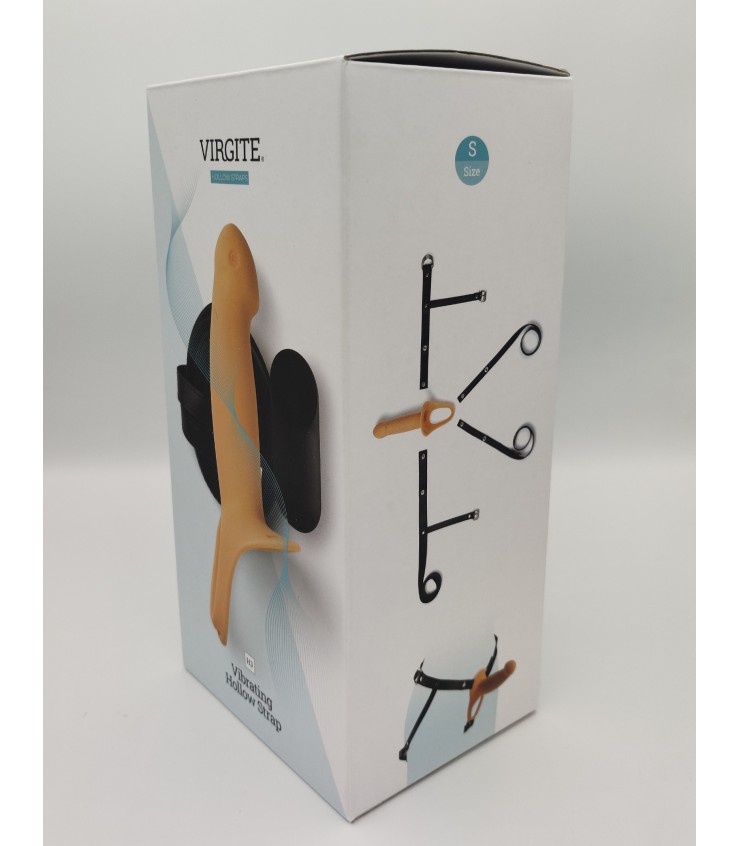 Love Hit by Virgite H3 strap-on cavo vibrante taglia S silicone
