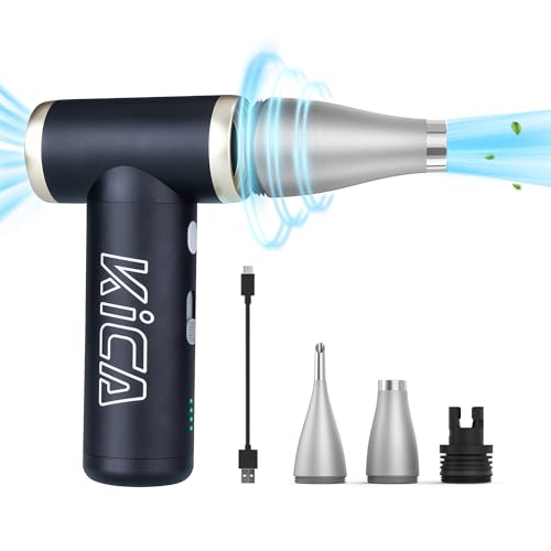KiCA Jet Fan 2S spolverino elettrico nero ricaricabile