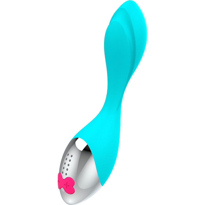 Happy Loky Mini Fun vibratore turchese silicone