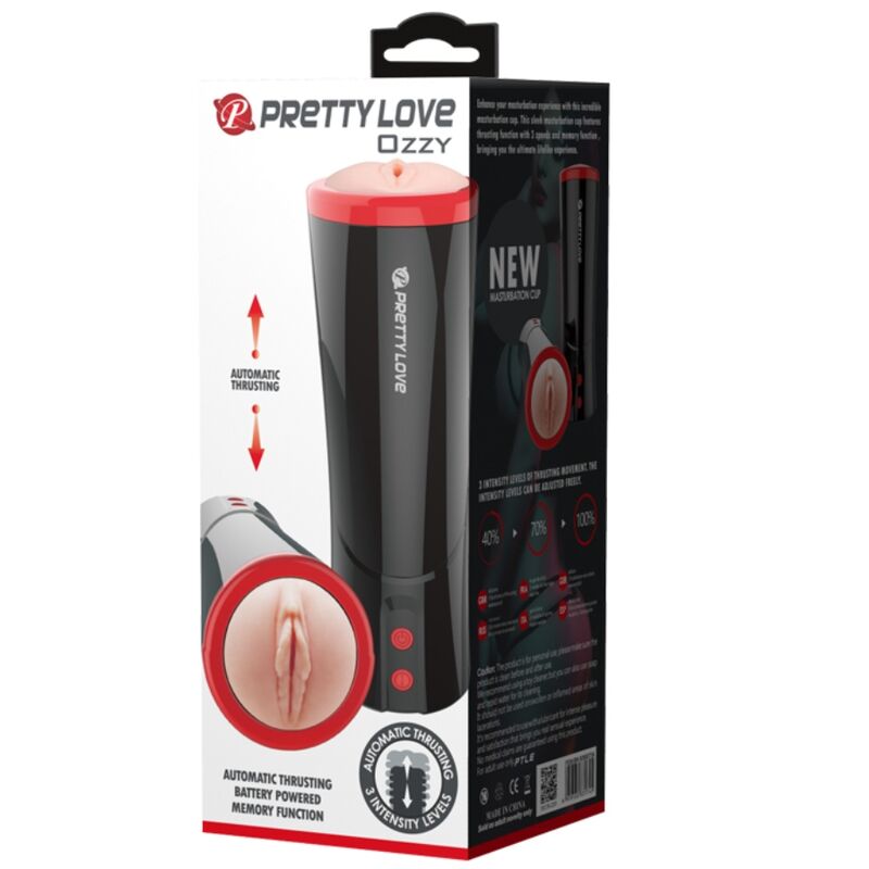 Pretty Love Ozzy masturbatore maschile 3 livelli