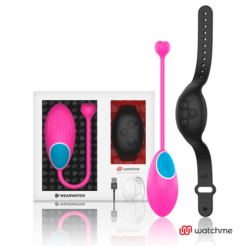 Wearwatch Egg ovetto vibrante fucsia nero telecomando orologio