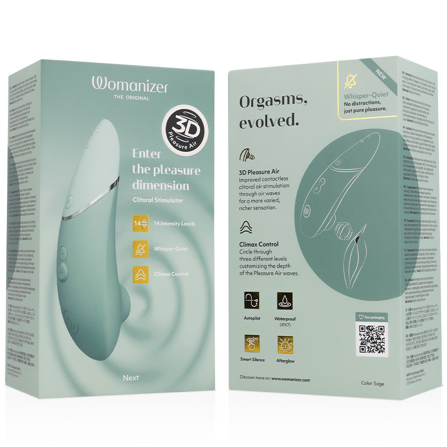 Womanizer Next Salvia stimolatore clitoride 14 livelli