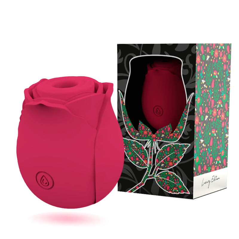 MIA Rose Rosso Stimolatore Clitoride Aspirazione