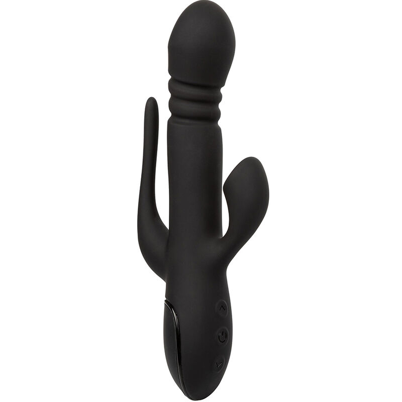 CalExotics Triple Euphoria Nero vibratore spinta suzione