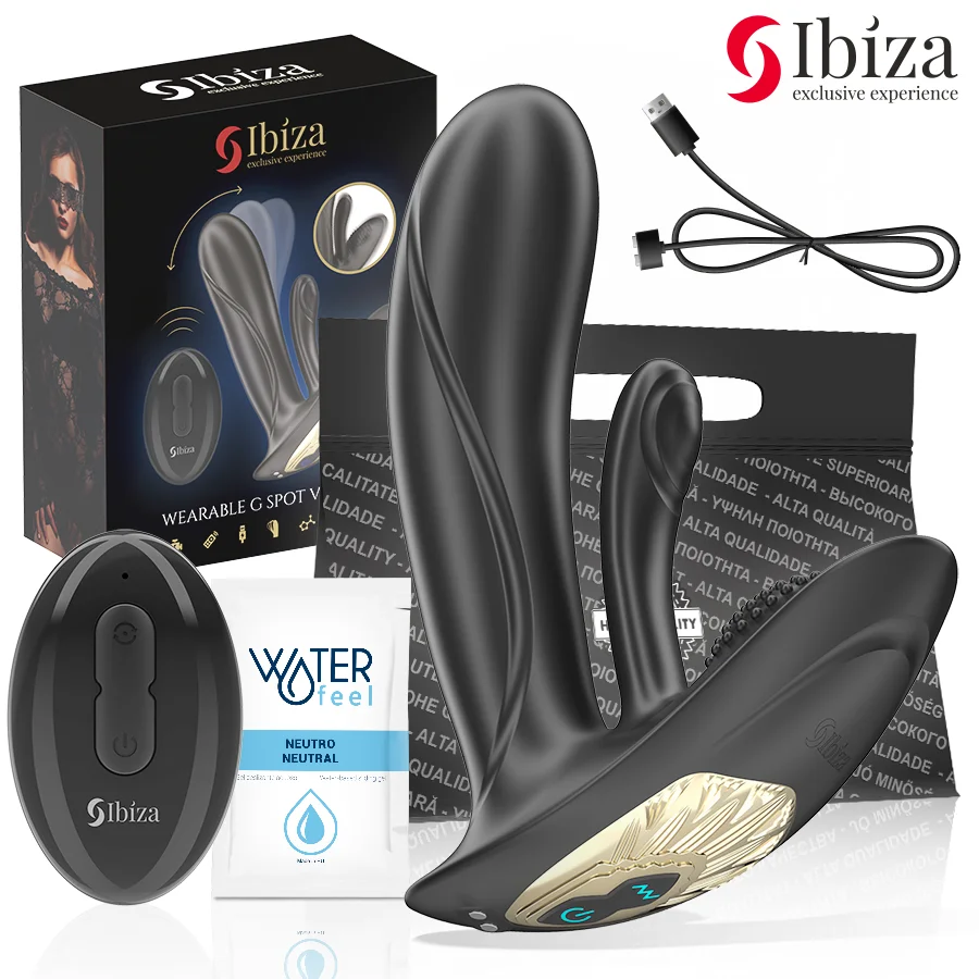 Ibiza Sync Vibratore Indossabile Doppio con Telecomando