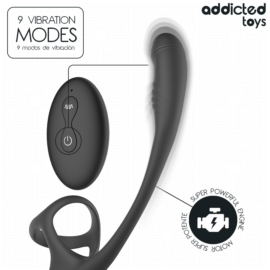 Addicted Toys Anello Prostatico 360° stimolatore 3 zone