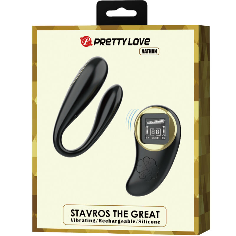 Pretty Love Nathan vibratore coppia nero telecomando