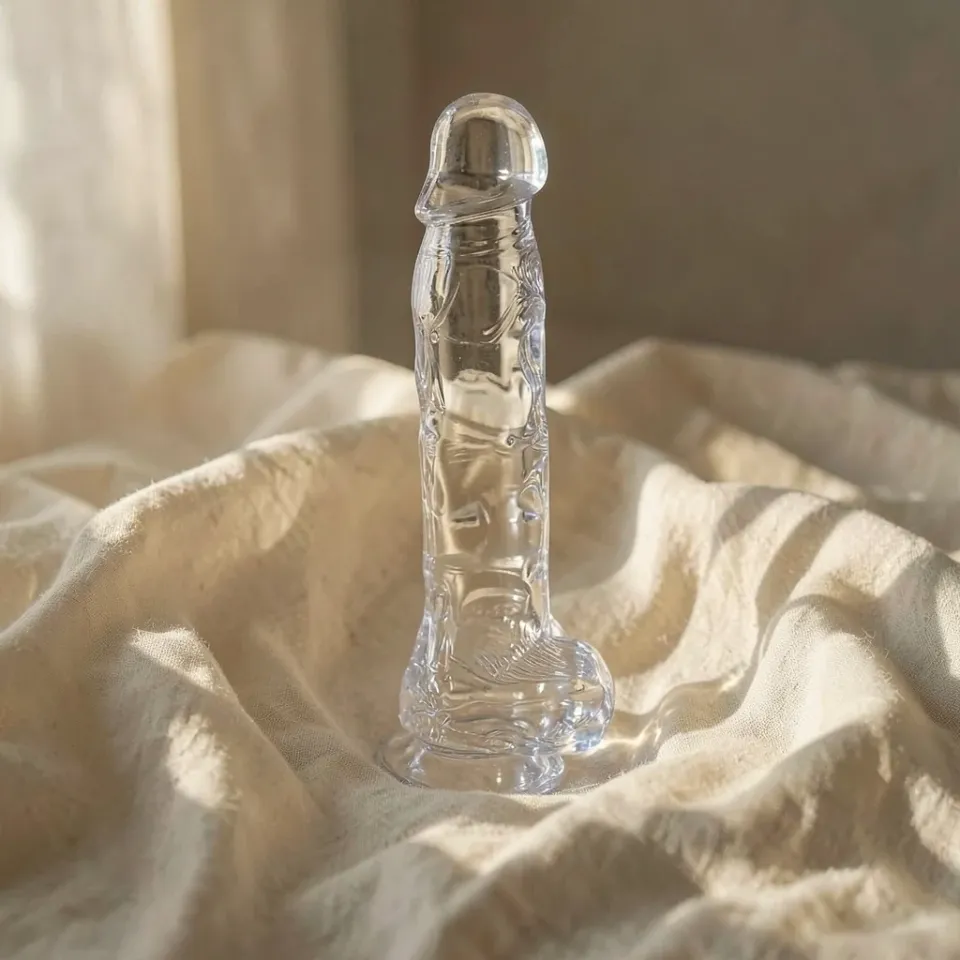Pipedream King Cock Clear dildo trasparente 16,5 cm con ventosa