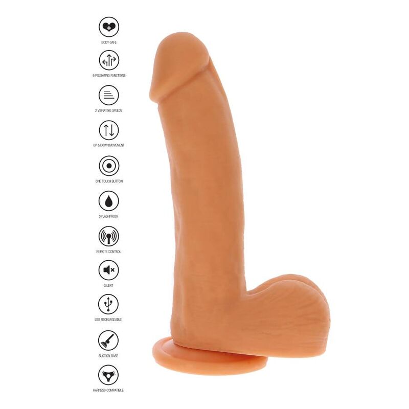Get Real Naked Pulse vibratore pulsante silicone con telecomando