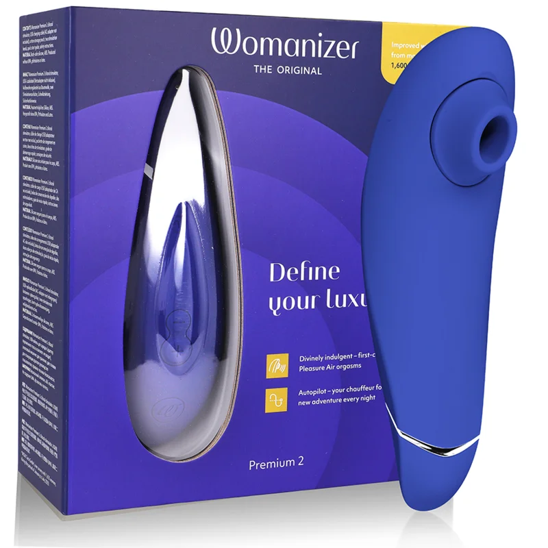 Womanizer Premium 2 stimolatore clitorideo mirtillo 14 livelli