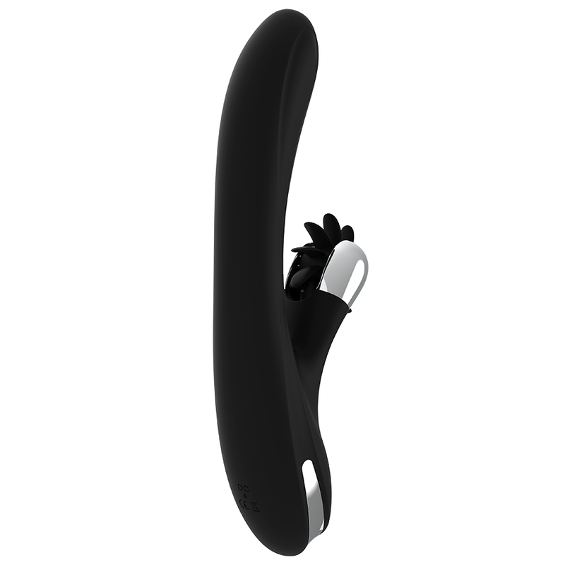 Black&Silver Johnny vibratore rabbit nero 7 modalità