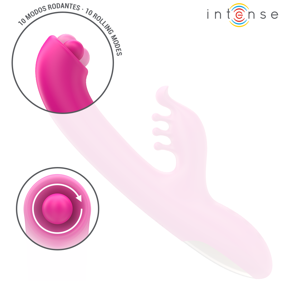 Intense Christina vibratore rotante 3 motori impermeabile