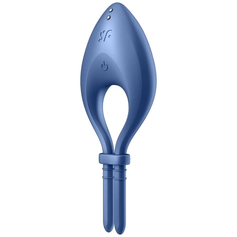 Satisfyer Bullseye anello vibrante blu regolabile