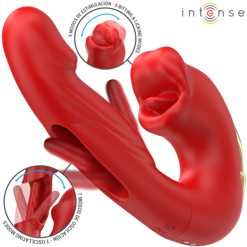 Intense Nathy vibratore succhia clitoride rosso