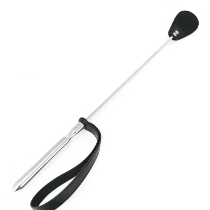 Metal Hard frustino in acciaio e pelle 61 cm