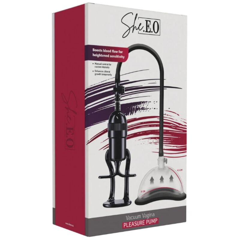 She.E.O Pompa Vaginale manuale coppa silicone aspirazione