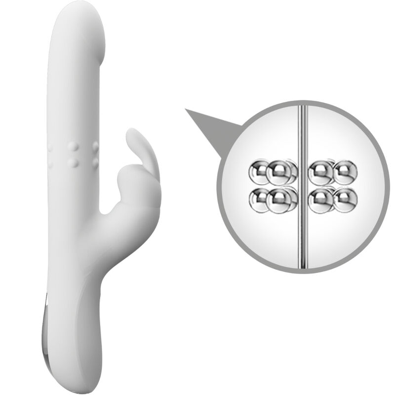 Pretty Love Reese vibratore rotante argento punto G ricaricabile