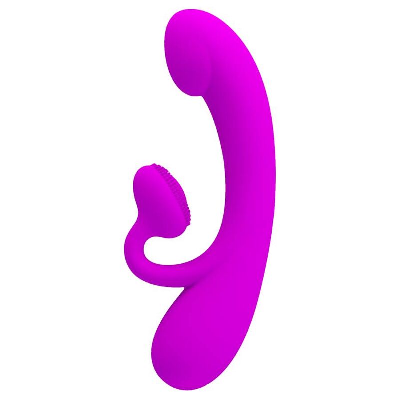 Pretty Love Sincero viola vibratore clitorideo con setole
