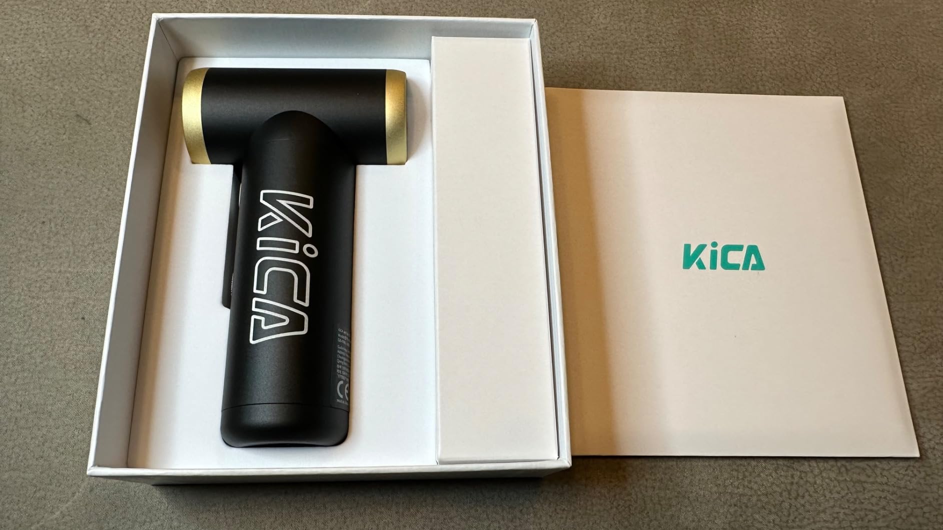 Kica JetFan 2S soffiatore nero 99 km/h Type-C