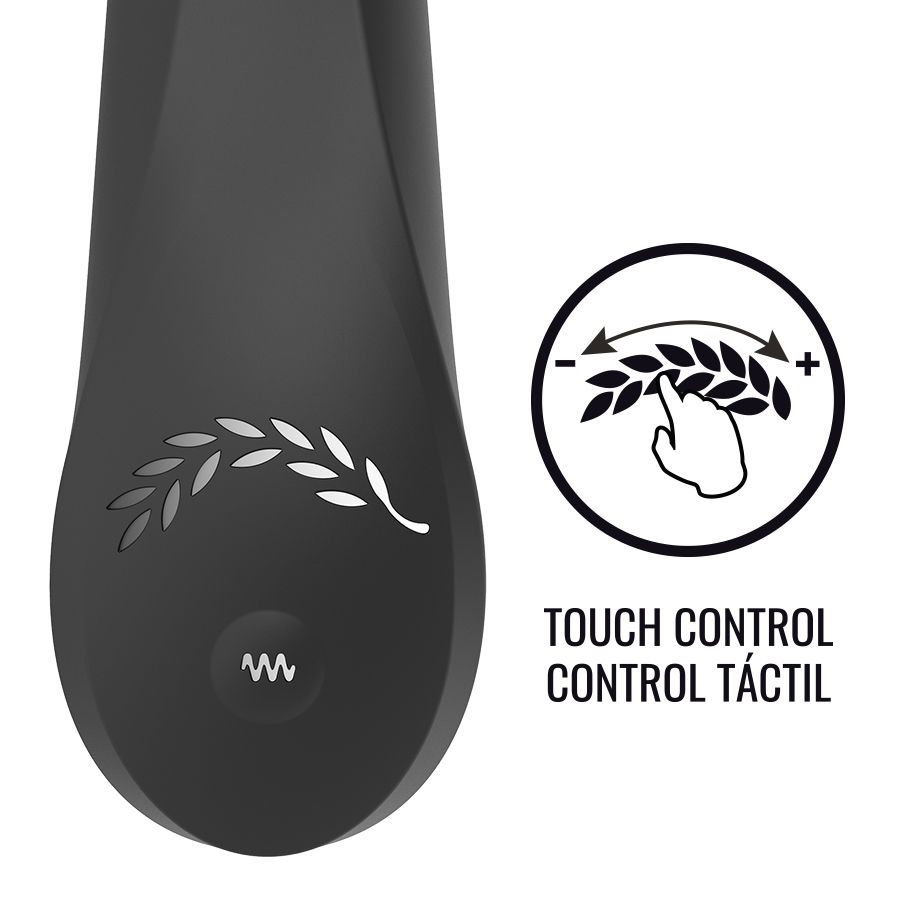 Black&Silver Kaultz vibratore touch control silenzioso
