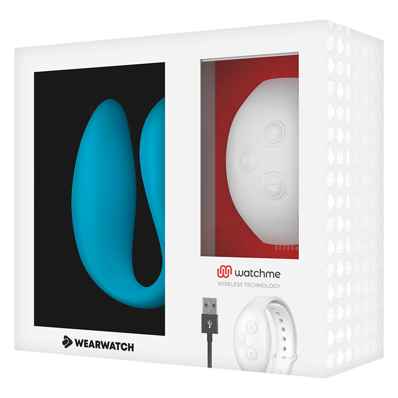 WEARWATCH Dual Indigo Snow vibratore coppia telecomando