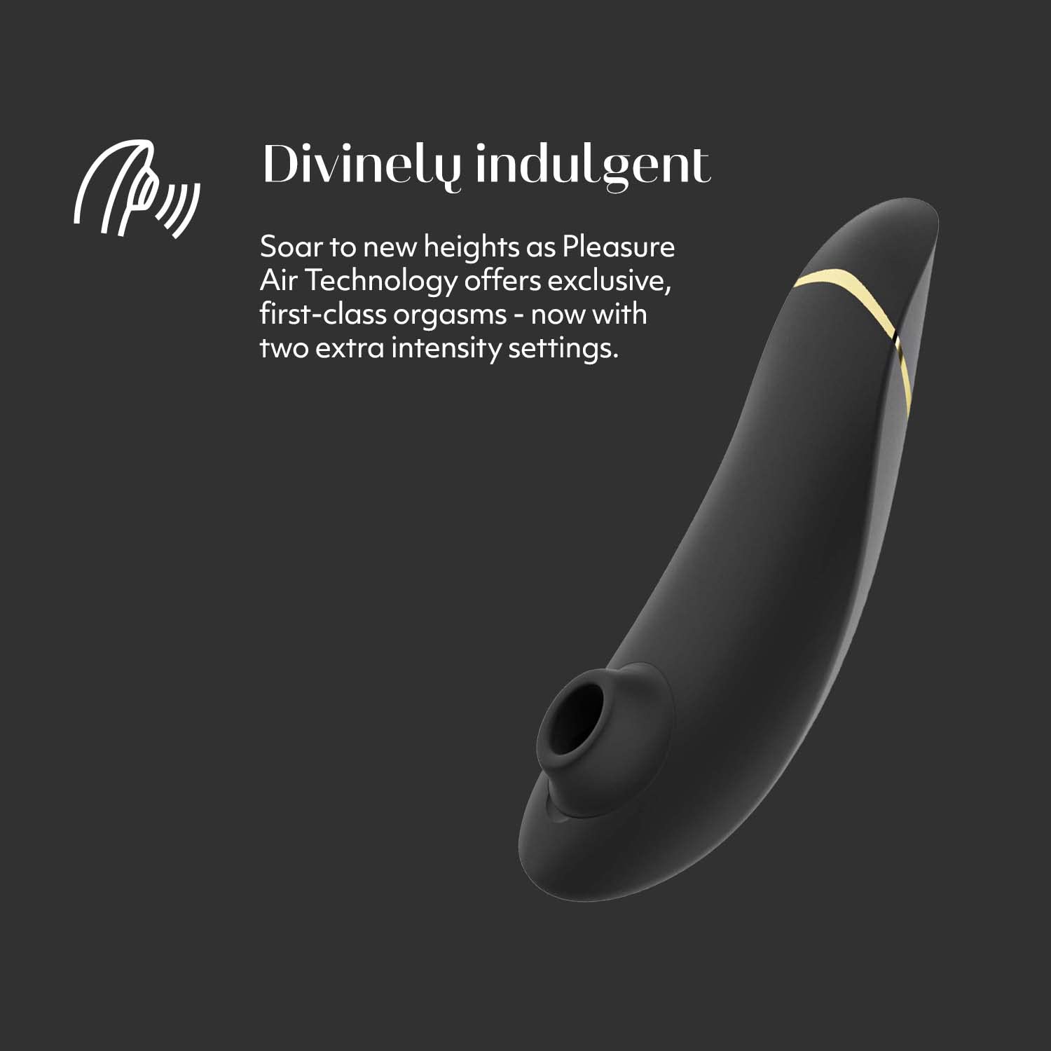 Womanizer Premium 2 stimolatore clitorideo nero Smart Silence