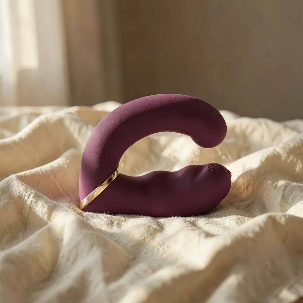 Rocks-Off Gemini vibratore rabbit viola silicone