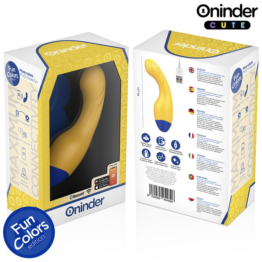 ONINDER Love Buddy Master vibratore punto G 14 cm app