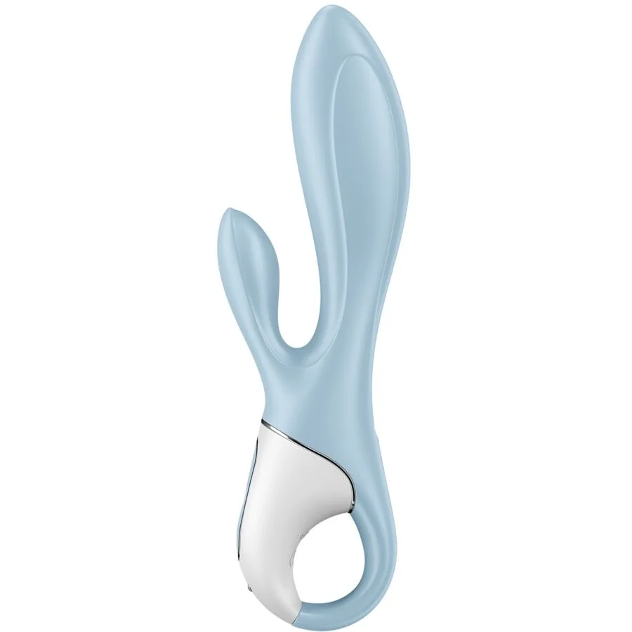 Satisfyer Air Pump Bunny 1 vibratore rabbit blu gonfiabile