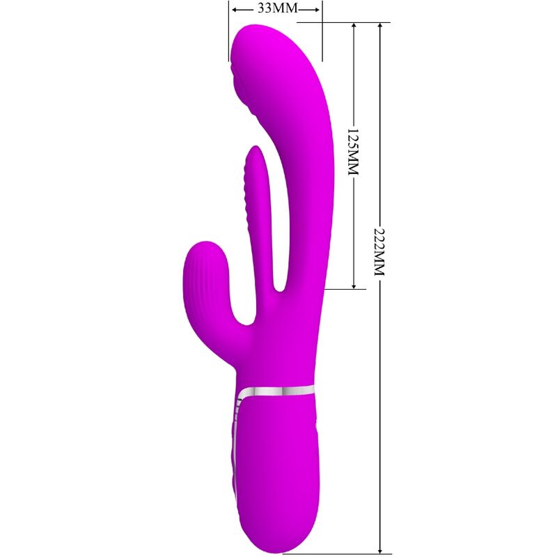 Pretty Love Shania vibratore rabbit con linguetta 7+7