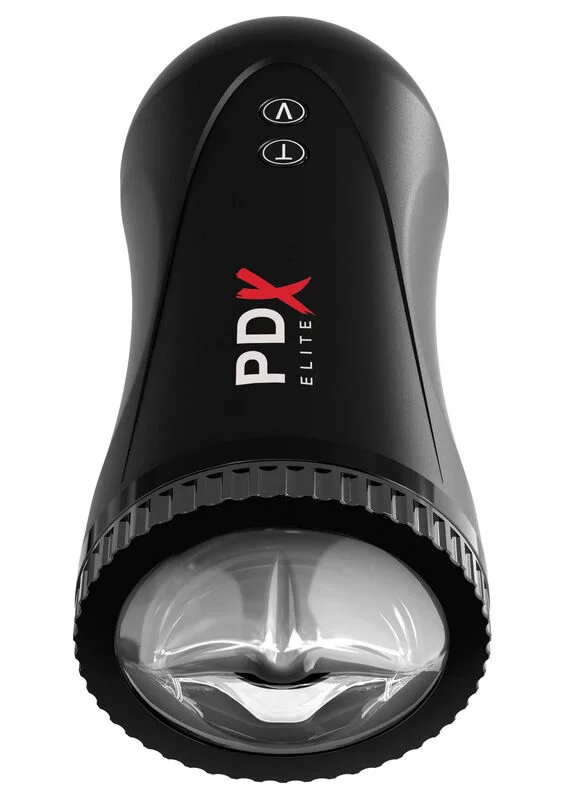PDX Elite Moto Stroker masturbatore vibrante spinta