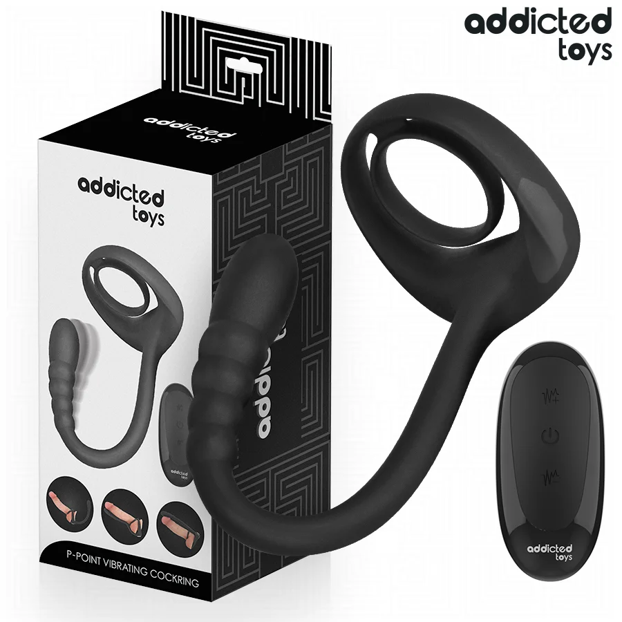 Addicted Toys Anello P-spot plug vibrante telecomando