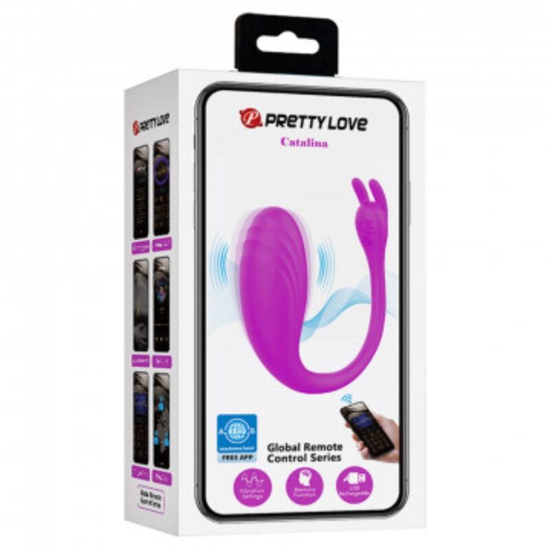 Pretty Love Catalina vibratore coppia app lilla