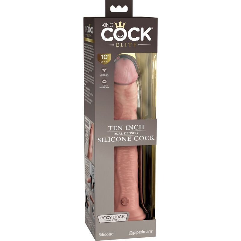 Pipedream King Cock Elite 25,4 cm dildo naturale silicone grande